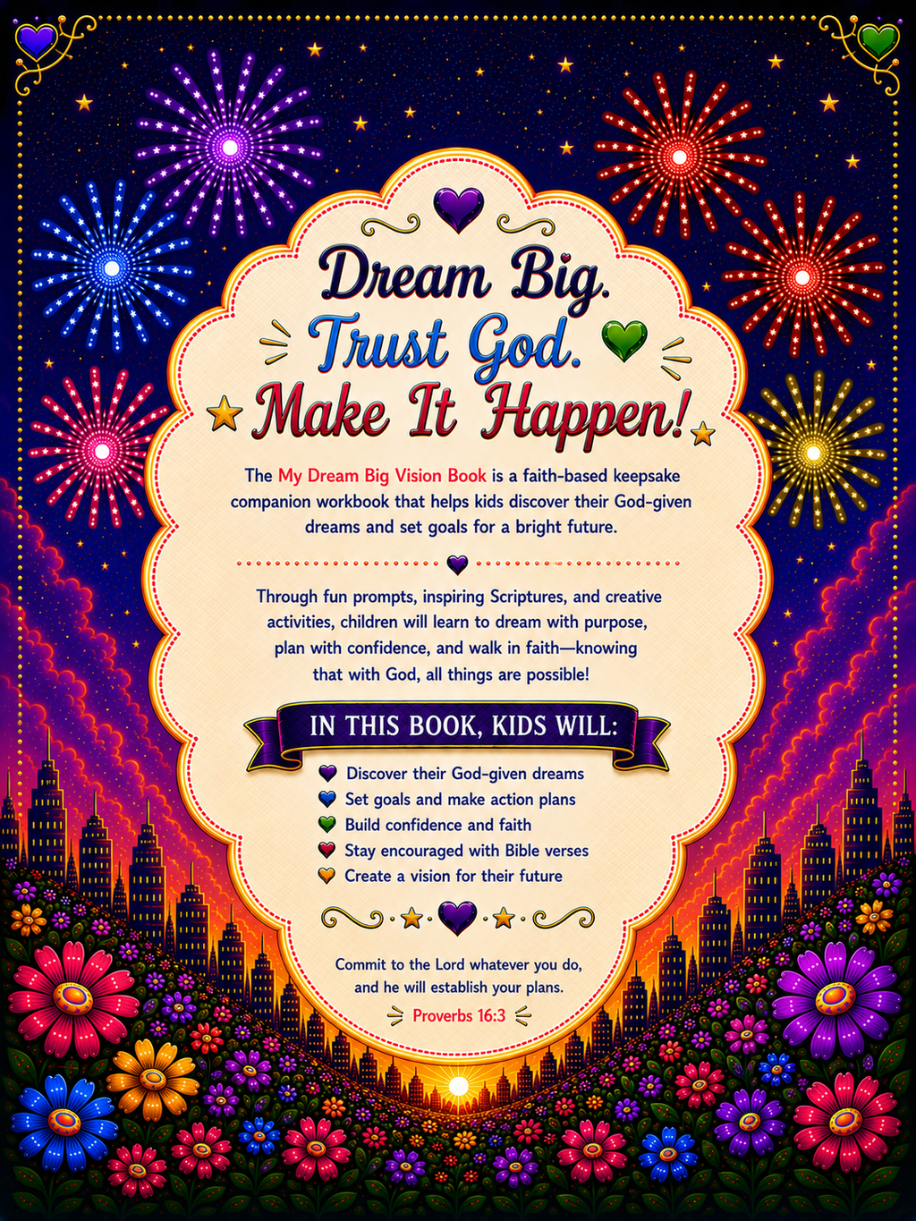My Dream Big Vision Book! A Faith Based Companion Workbook