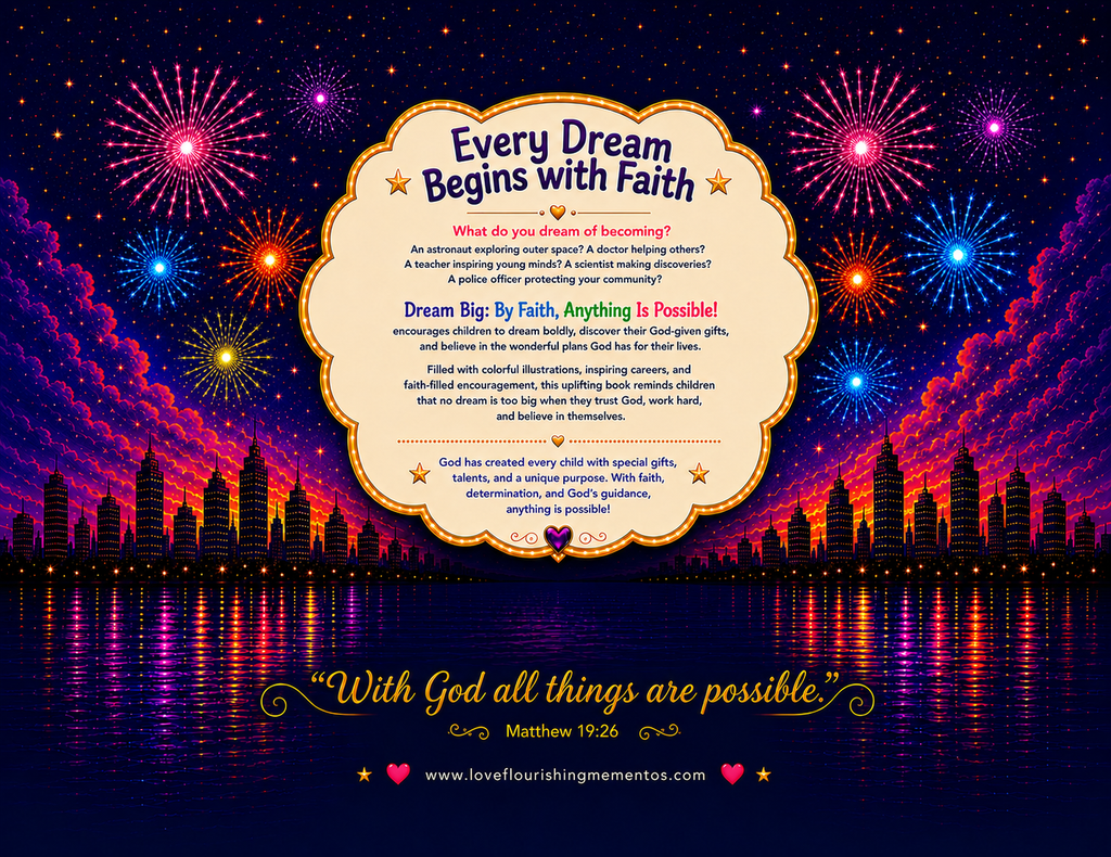 Dream Big! By Faith, Anything Is Possible!
